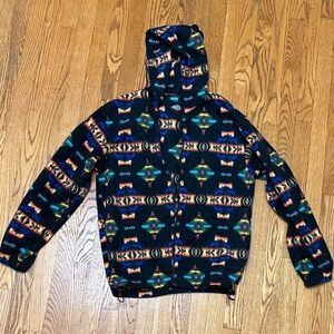 Multi-Colored Full-Zipper Coat